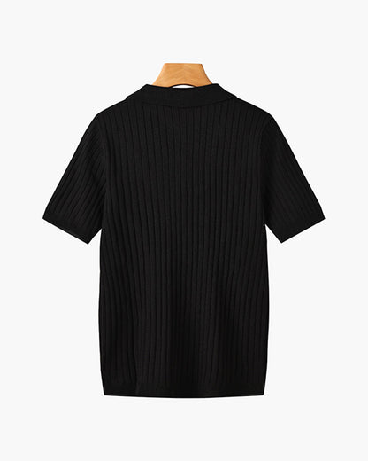 LANGFORD Knitted Polo Shirt