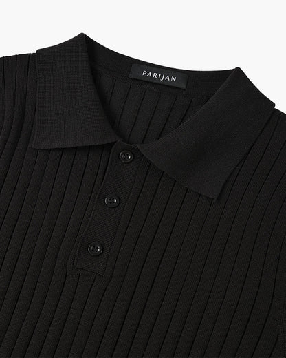 LANGFORD Knitted Polo Shirt