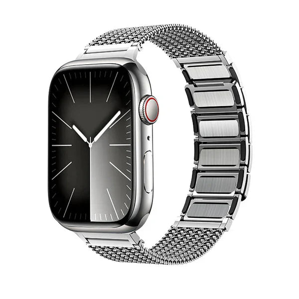 Heritage Braided Stainless Steel Apple Watch Band