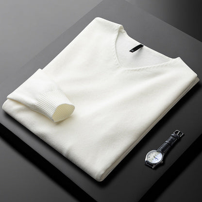 Ethan Cashmere V-Neck Sweater