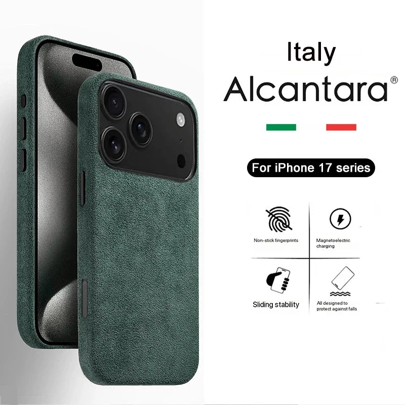 Milano Alcantara Case – iPhone 17 Series