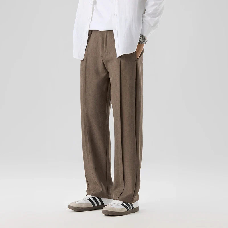 Sebastian Clarke Twill Draped Trousers