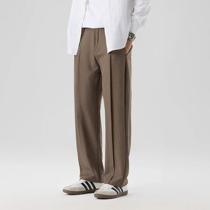 Sebastian Clarke Twill Draped Trousers