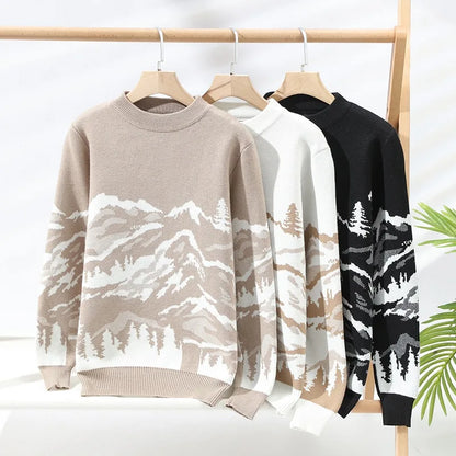 Jack Harrington Landscape Wool Sweater