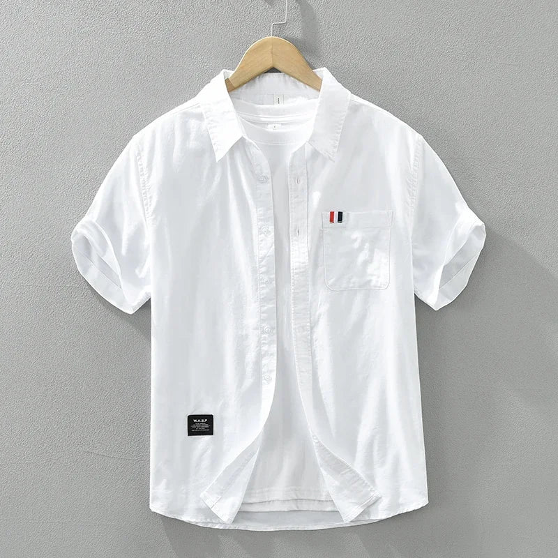 Luke Wellington Striped Short Sleeve Shirt