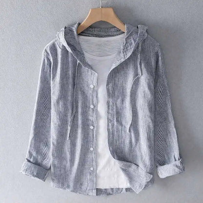 Hannah Clay Linen Hoodie