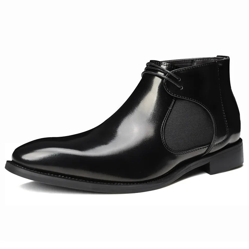 Ethan Cole Leather Chelsea Boots
