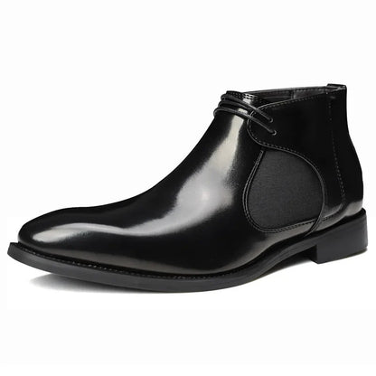 Ethan Cole Leather Chelsea Boots