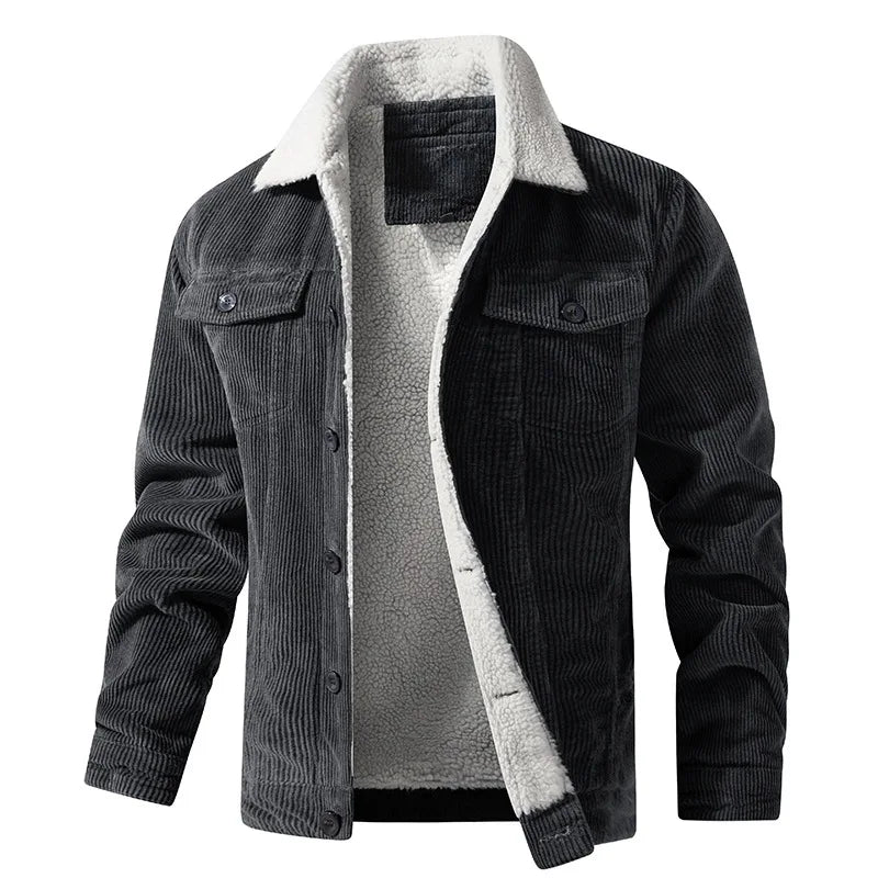Jack Harrington Fleece-Lined Corduroy Jacket