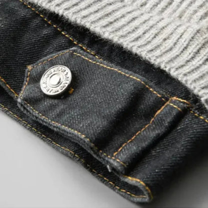 Marcus Merino Denim-Trim Jacket