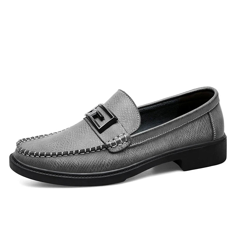 Logan Pierce Textured Leather Loafer