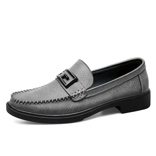 Logan Pierce Textured Leather Loafer