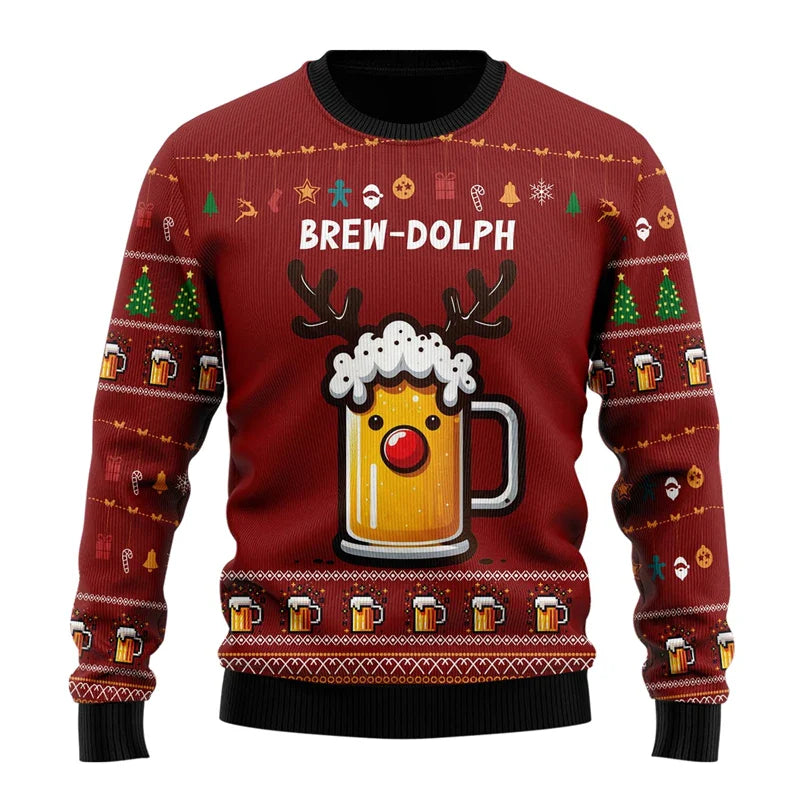 Most Wonderful Time For Beer Christmas Sweater