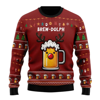 Most Wonderful Time For Beer Christmas Sweater