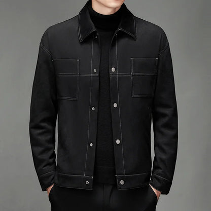 Lucas Bennett Soft Suede Jacket