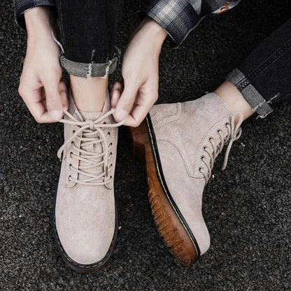 Montreal Suede Leather Boots