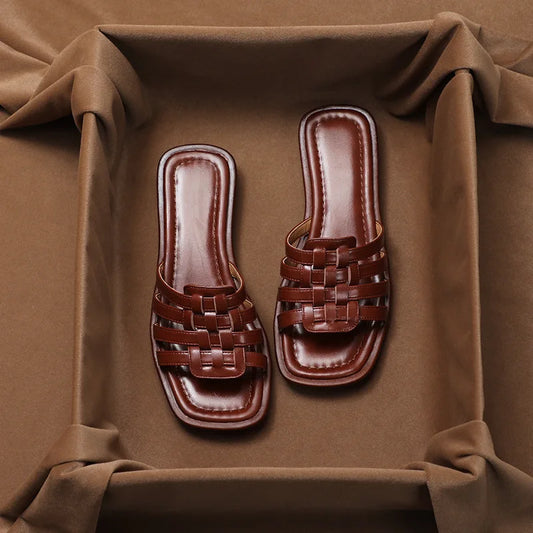 Clara Lay Leather Sandals