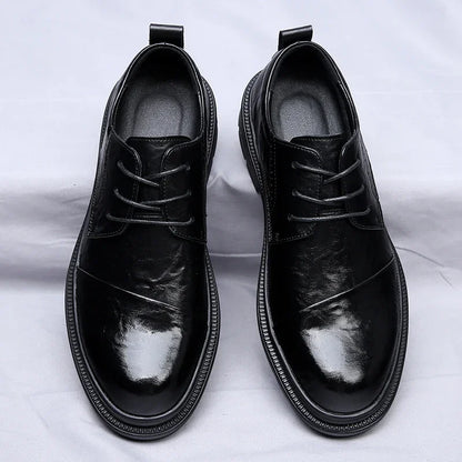 Henry Collins Leather Derby Shoes