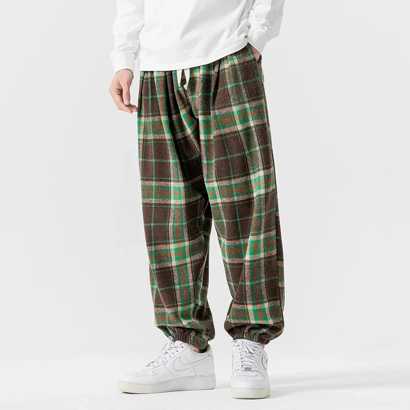 Jack Anthony Plaid Trousers