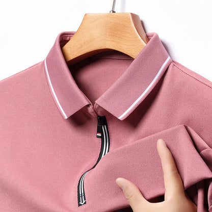 Dan Anthony Half Zip Polo Shirt