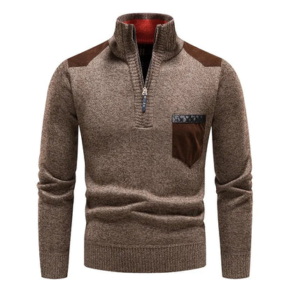 Renzo Wool Half-Zip Sweater