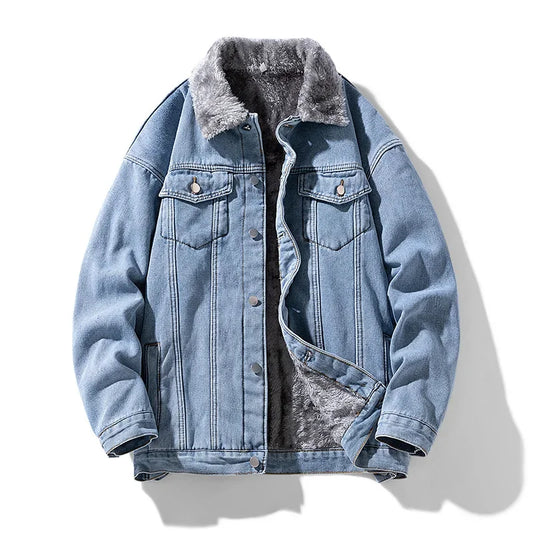 Tom Pierson Denim Fleece Jacket