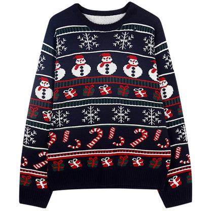 Holly Knit Christmas Sweater