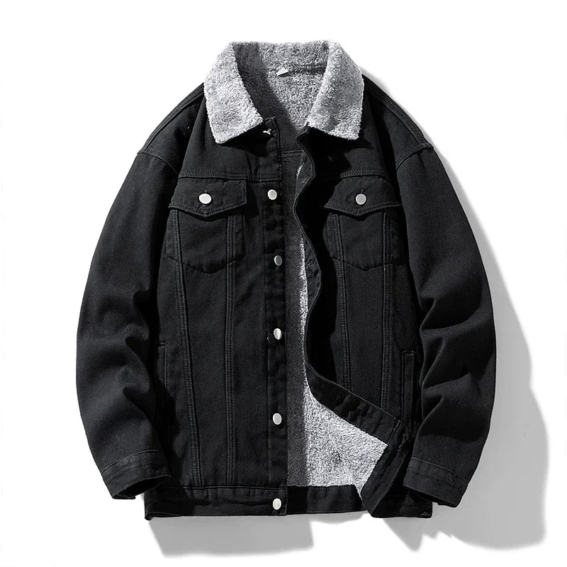 Tom Pierson Denim Fleece Jacket