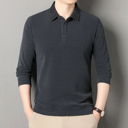 Marc Harrison Long-Sleeve Polo