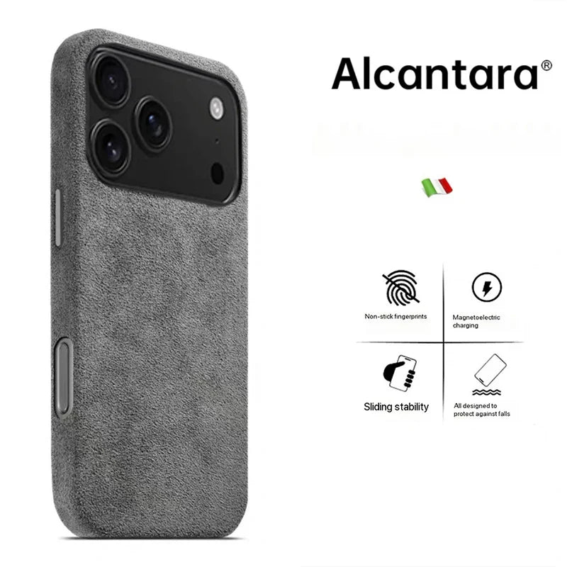 Milano Alcantara Case – iPhone 17 Series