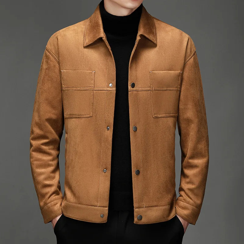 Lucas Bennett Soft Suede Jacket