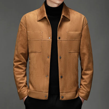 Lucas Bennett Soft Suede Jacket
