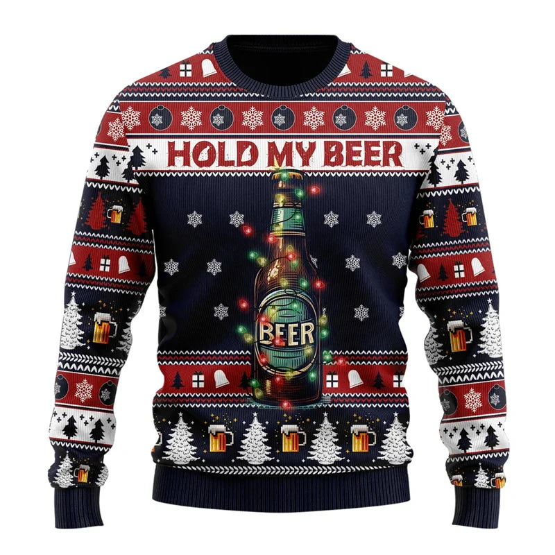 Most Wonderful Time For Beer Christmas Sweater