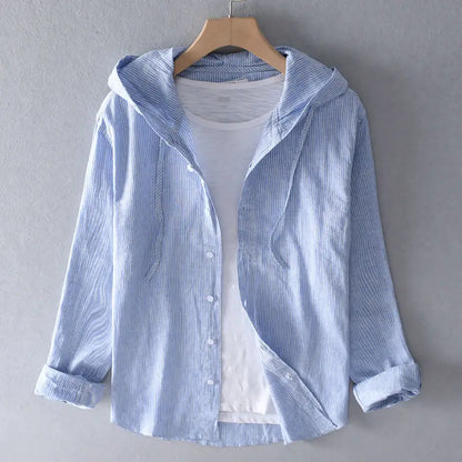Hannah Clay Linen Hoodie