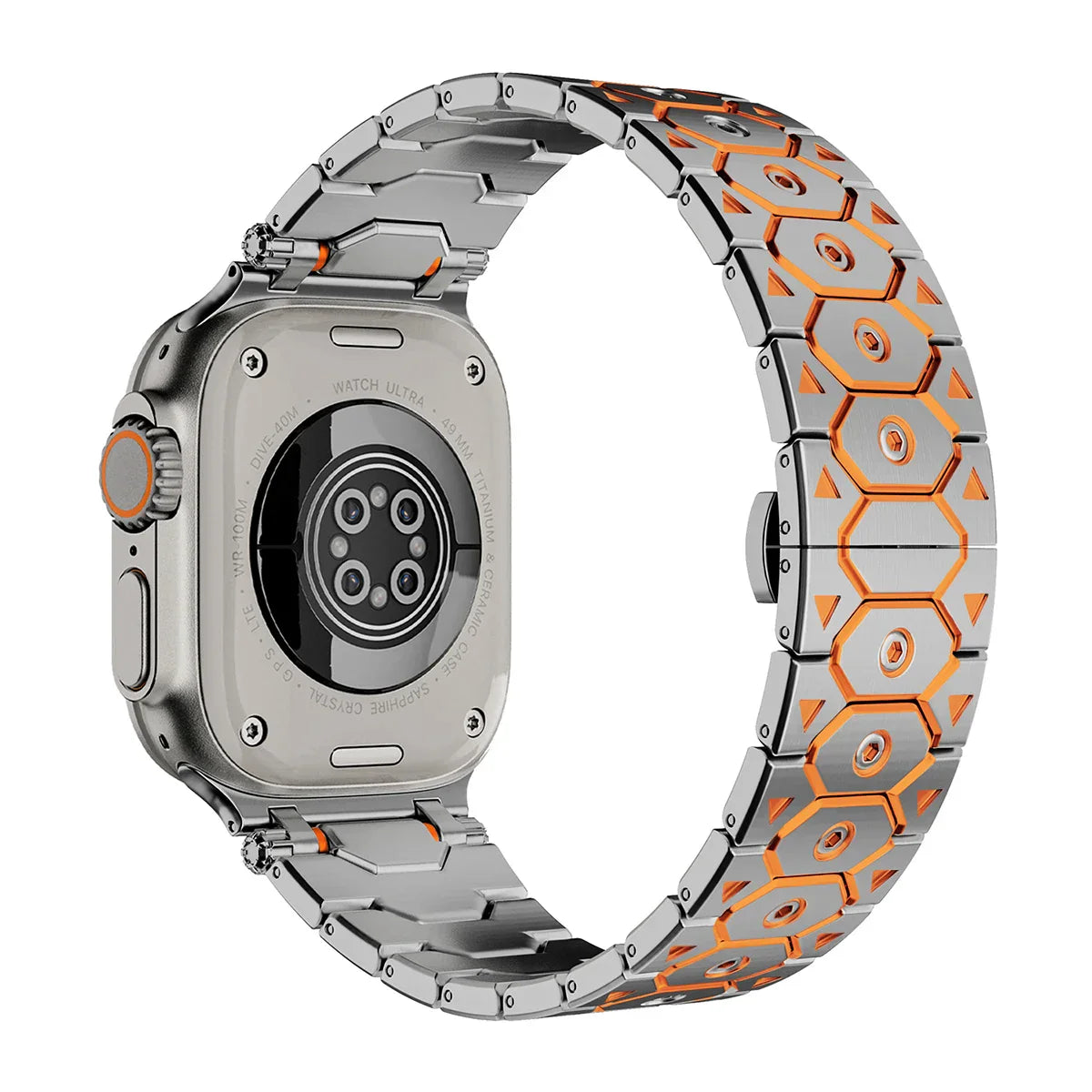 CLAIRS TITANIUM APPLE WATCH BAND