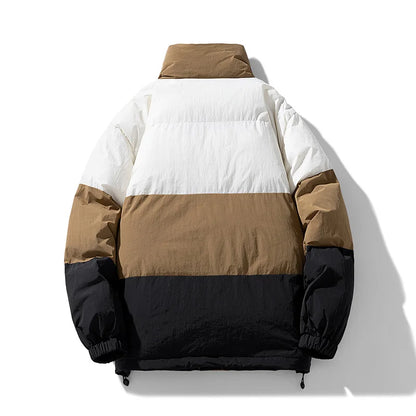 Dan Anthony Striped Puffer Jacket