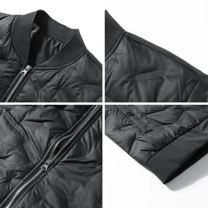 Massimo Quilted Bomber Jacket