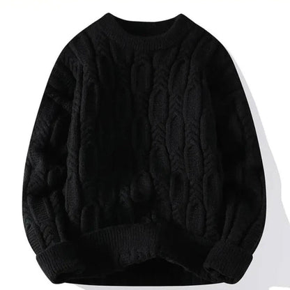 Heritage Cable Knit Wool Sweater