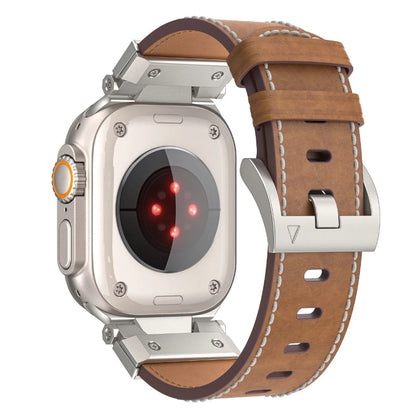 Massimo Genuine Leather Apple Watch Band