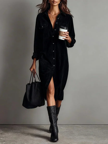 Olivia Langford Corduroy Dress