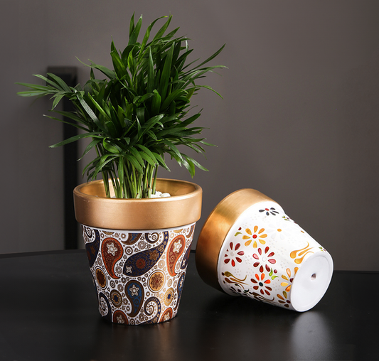 Golden Oasis Vase