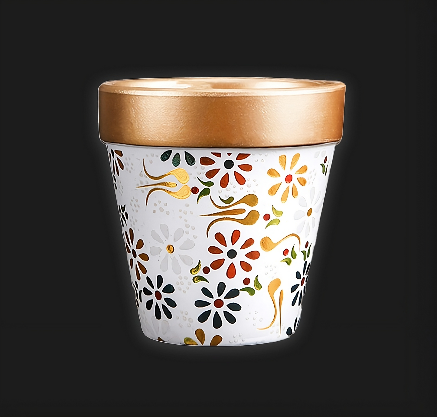 Golden Oasis Vase