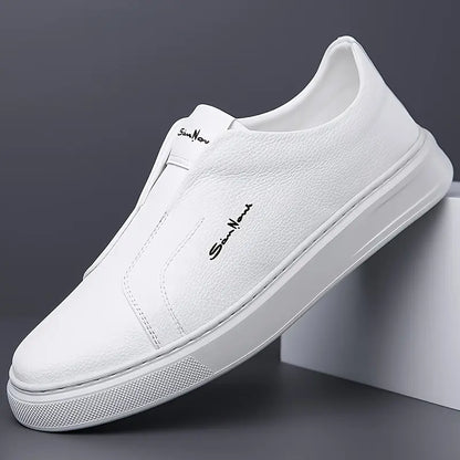 Logan Pierce Leather Sneakers