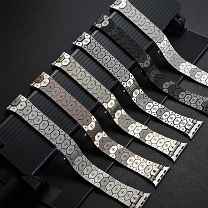 CLAIRS TITANIUM APPLE WATCH BAND