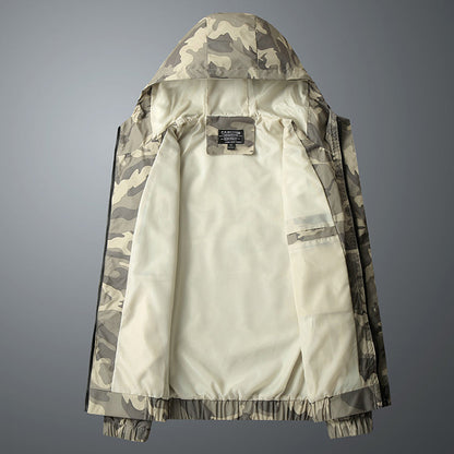 RENZO CAMO WINDBREAKER