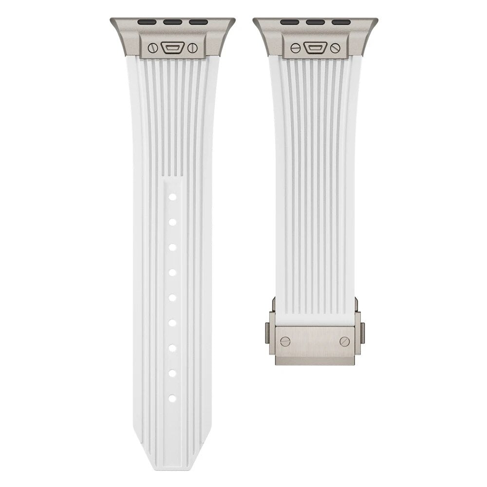 Montreal Streamlined Silicone Apple Watch Band