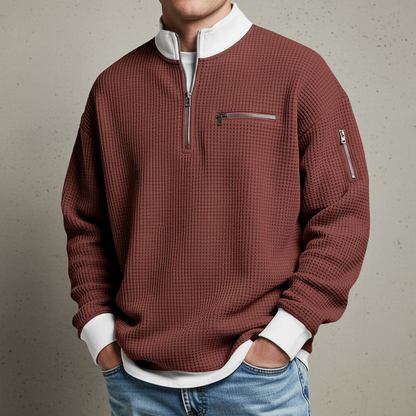 Jacob Mason Waffle Knit Sweater