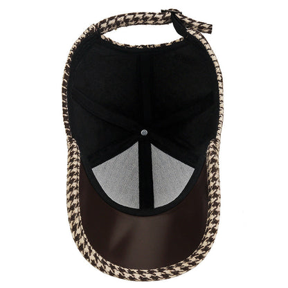 Montreal Houndstooth Wool Cap
