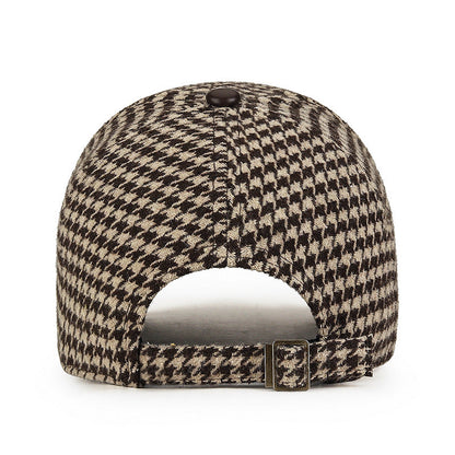 Montreal Houndstooth Wool Cap