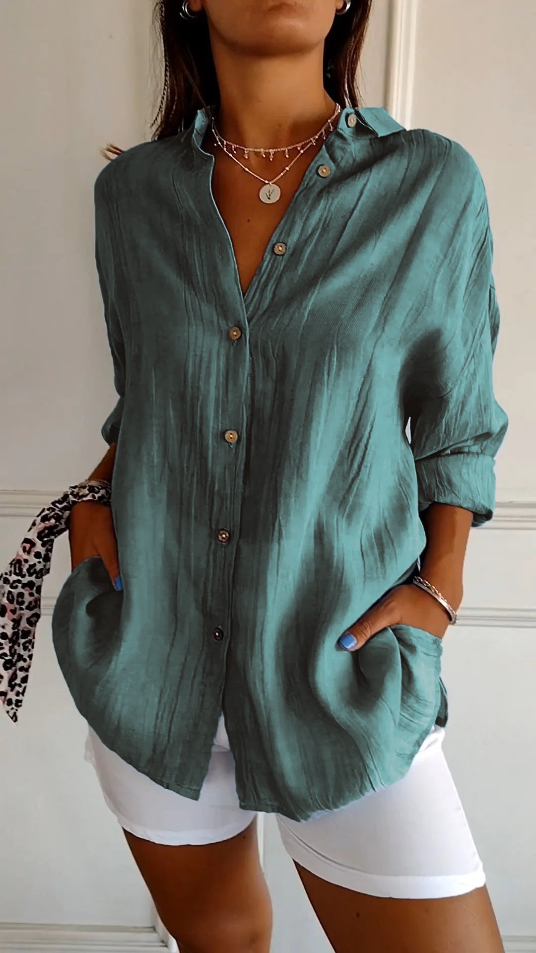 Celeste Linen Summer Shirt